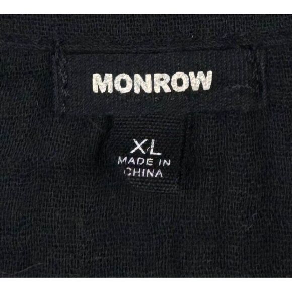 Monrow Black Easy Mini Dress XL - Picture 6 of 10